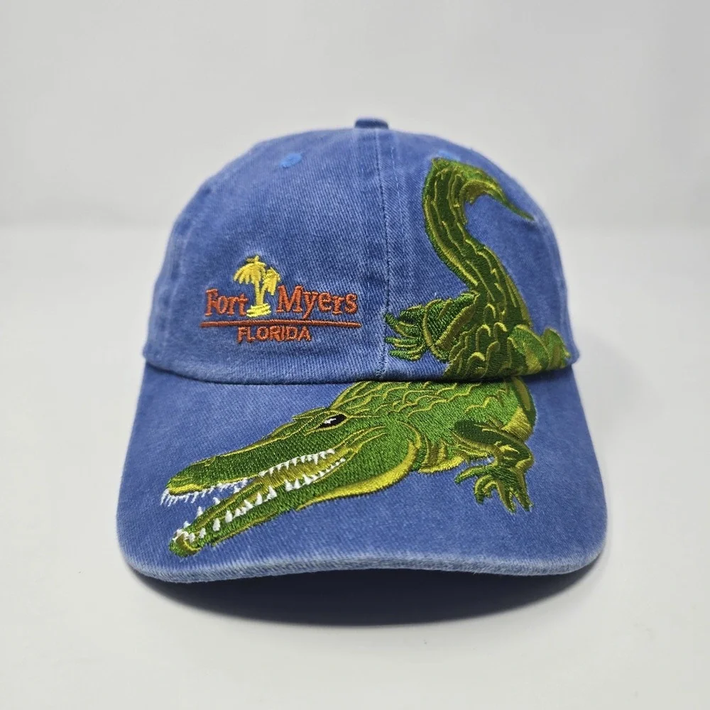 Distinctive Headwear Fort Myers Florida Kids Alligator Hat Blue Later Gator Cap
